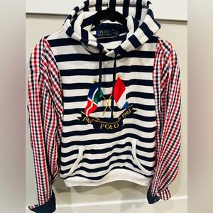 Up-cycled, reworked sweatshirt